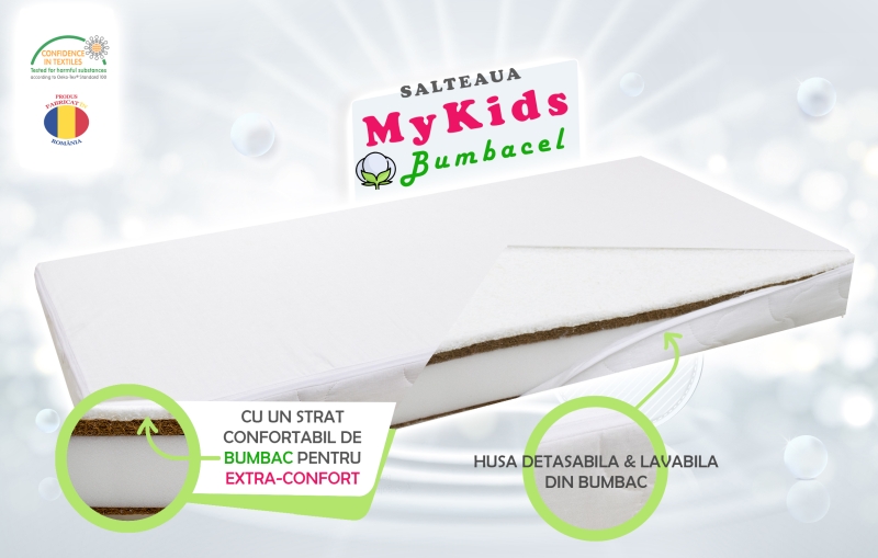 Saltea Cocos Bumbacel Mykids 120x60