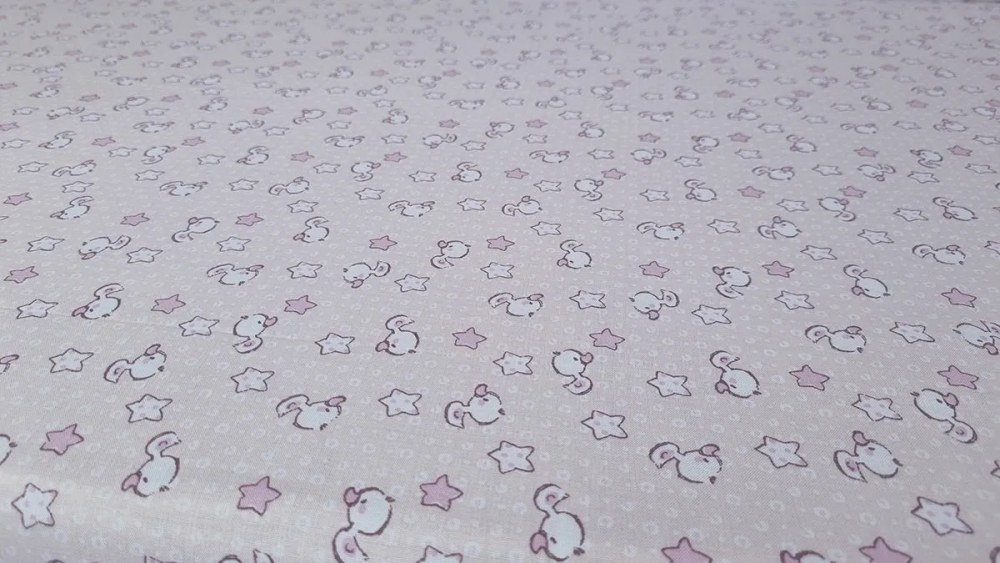 Set Cearceafuri Pink Ducks KidsDecor Bumbac 100%