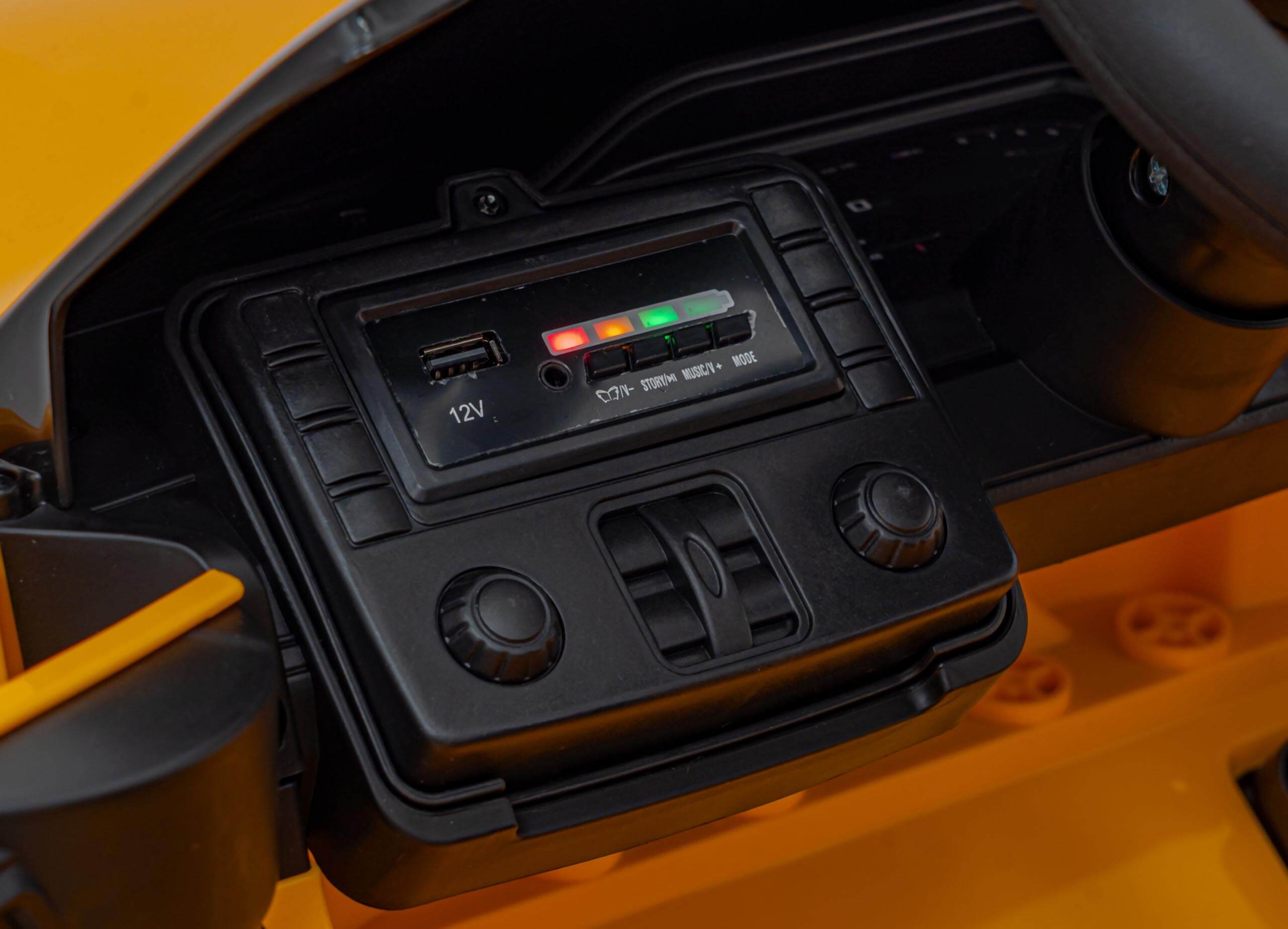 Masinuta BMW M4 Competition 12V Galben - imagine 8