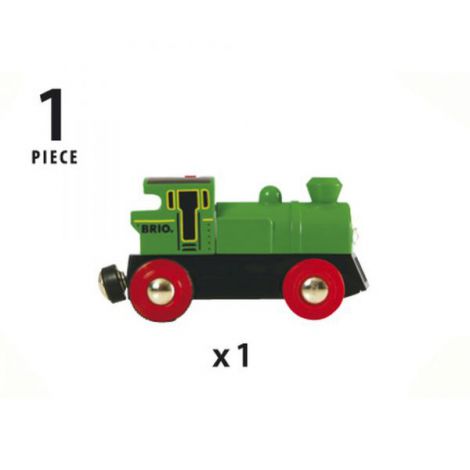 Locomotiva Verde cu Baterii BRIO 33595 - imagine 4