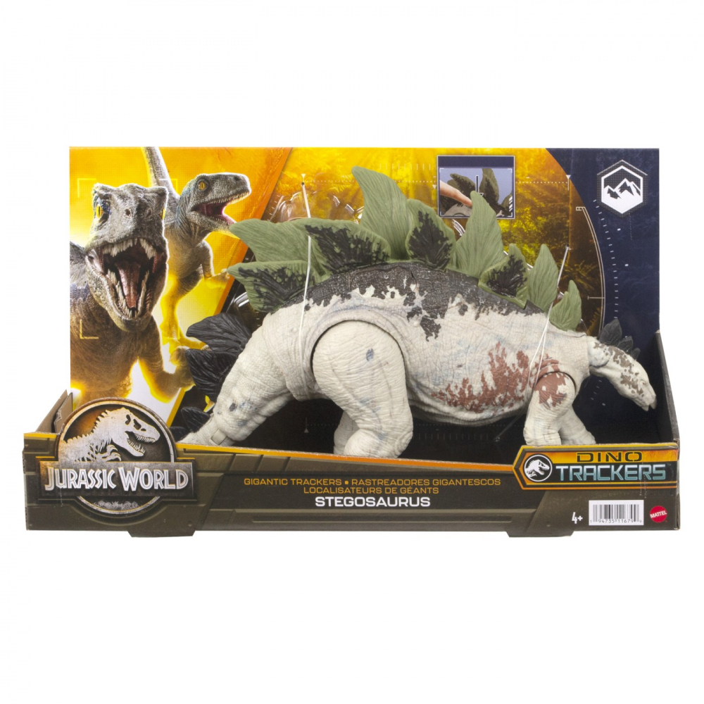 Dinozaur Stegosaurus Jurassic World Gigantic Trackers