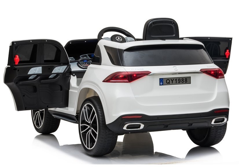 Masinuta Electrica Mercedes GLE450 12V, Alb, 2.4GHz - imagine 4