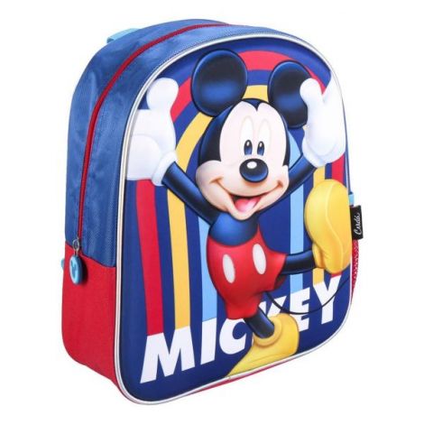 Rucsac Mickey Mouse 3D cu Luminite - Cerda