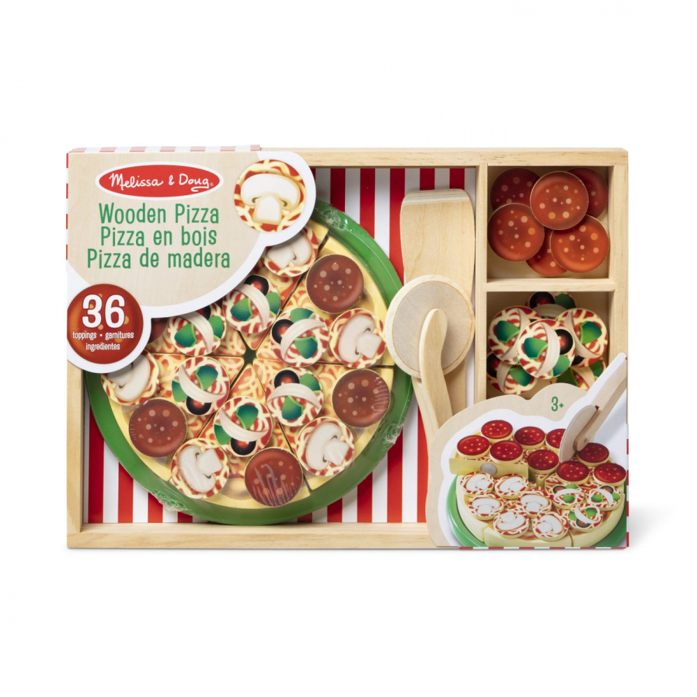 Set Pizza Lemn Melissa & Doug | Joc Creativ