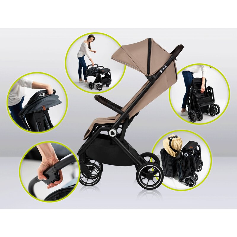 Carucior Sport Lionelo Cloe, Usor si Pliabil Compact - imagine 13