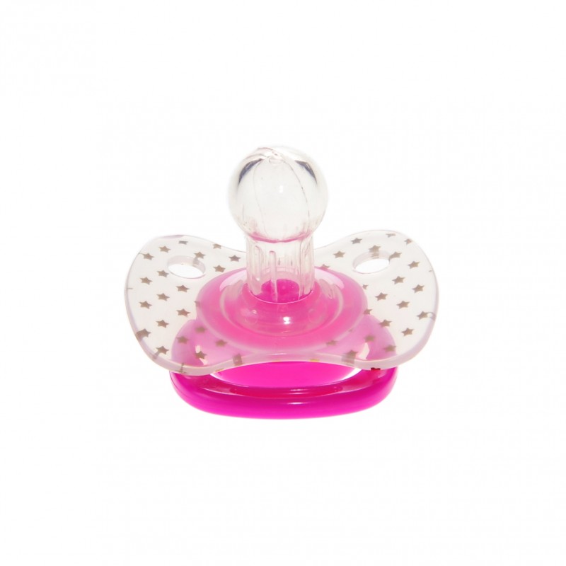 Suzeta Silicon Rotundă Minut Baby 12+ Roz