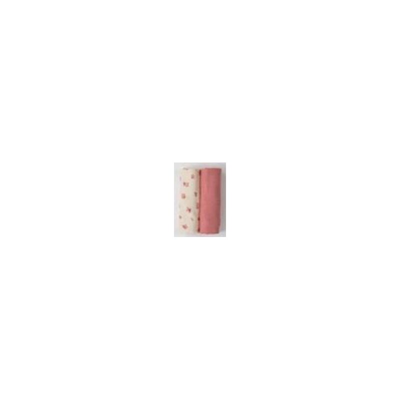 Set 4 Lavete Bubaba Muselina Pink, 40x40 cm