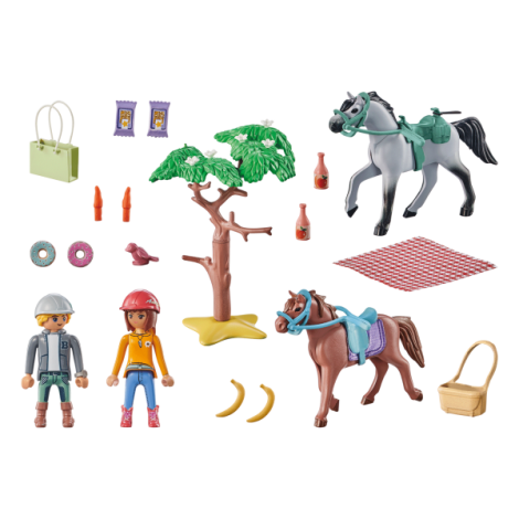 Playmobil Drumetie la Plaja - Aventura Cai Amelia & Ben - imagine 2