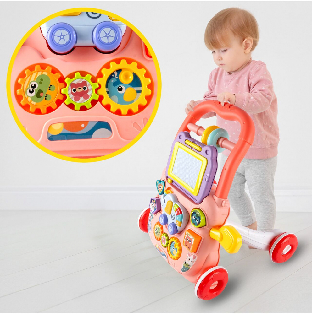 Antepremergator Malplay 2-in-1 Educational | Pink Elephant - imagine 9