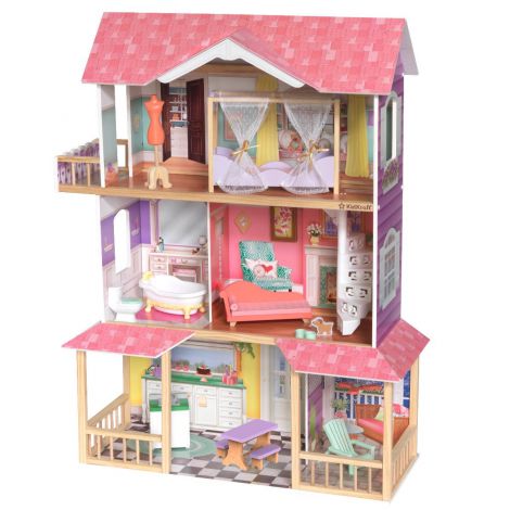 Casuta Papusi Viviana Kidkraft, 7 Camere, Mobilata - imagine 8