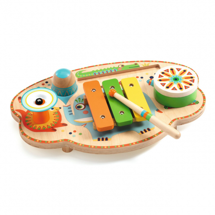 Mini Orchestra Djeco Carnaval - Set Muzical Lemn