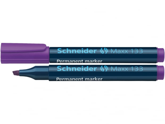 Marker Permanent Schneider Maxx 130, 8 Culori