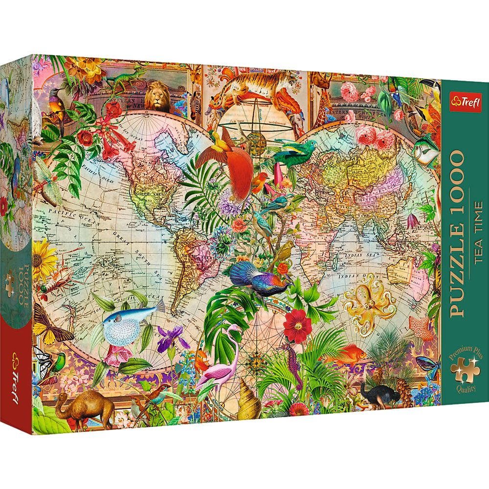 Puzzle Trefl 1000 Tea Time - Harta Antică