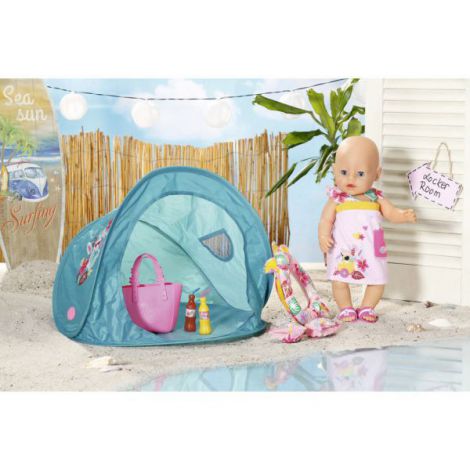 Set Plajă BABY born cu Cort și Accesorii Zapf - imagine 8
