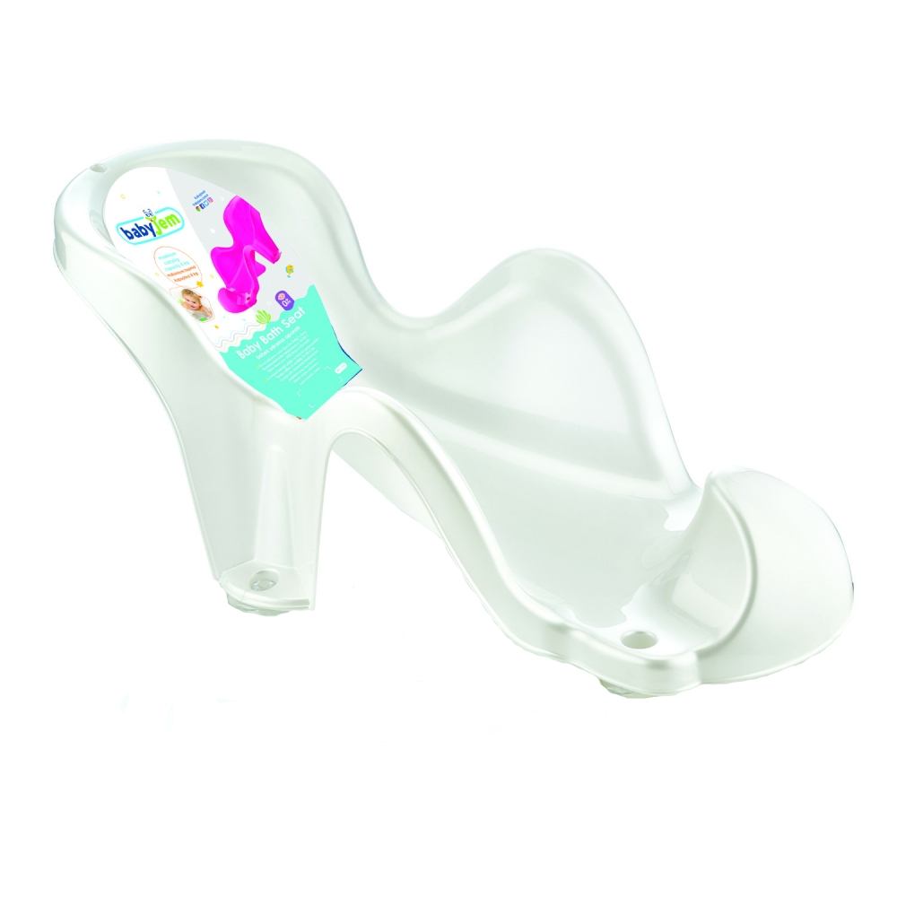 Suport Anatomic BabyJem White pentru Siguranța în Cada Bebelușului - imagine 3