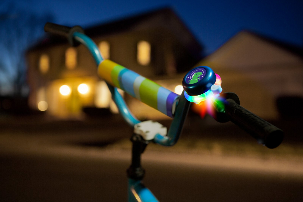Brightz Clopotel LED - Siguranță și Stil Bicicletă - imagine 2