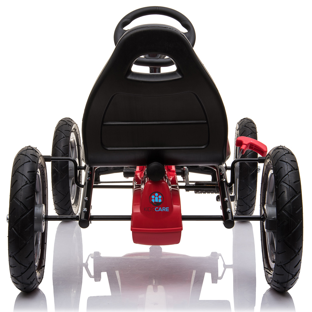 Kart Pedale Corssa Kidscare Rosu | Roti Gonflabile - imagine 3