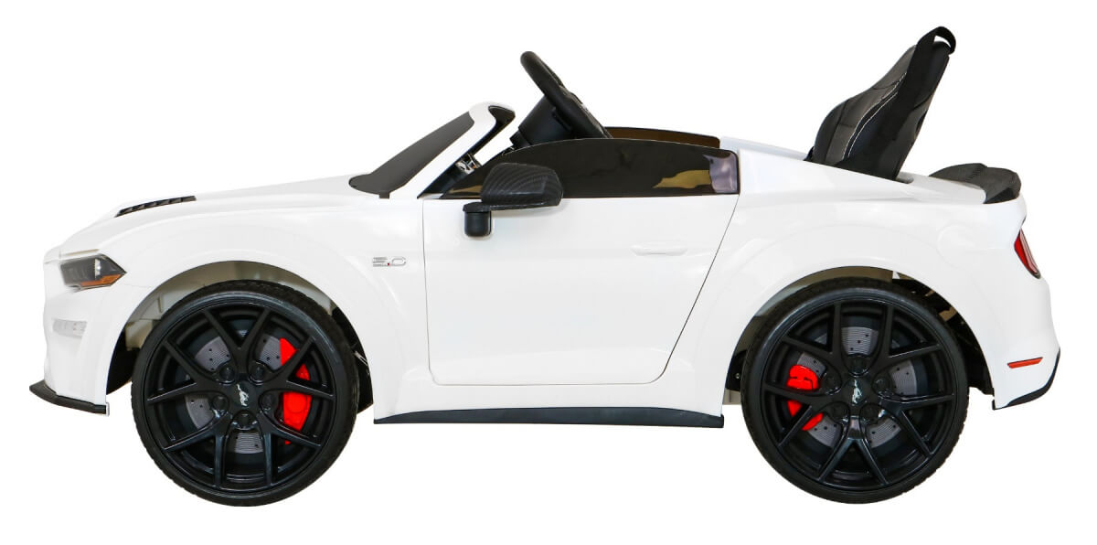 Masinuta Electrica Ford Mustang GT Alb pentru Copii - imagine 3