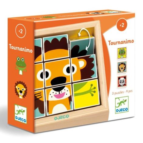 Puzzle Djeco Tournanimo - Dezvoltă Logică și Motricitate