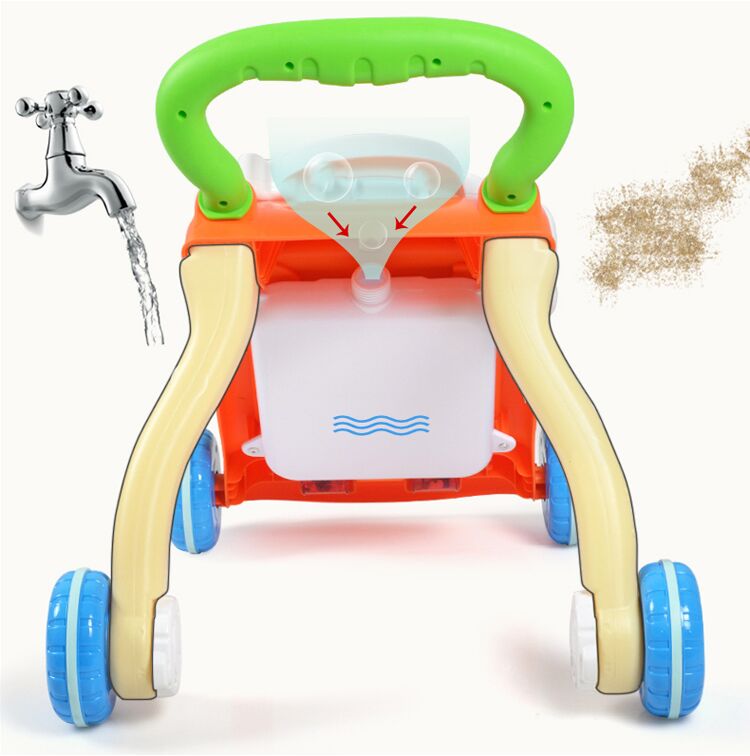 Antepremergator 3 in 1 Malplay Green, cu Pian Interactiv - imagine 8