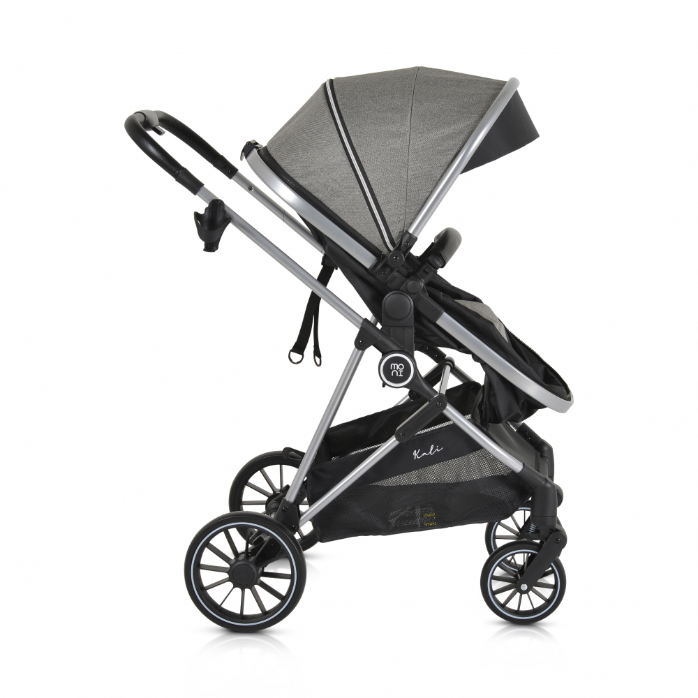 Carucior 2in1 Moni Kali Grey, Husa Picioare - imagine 5