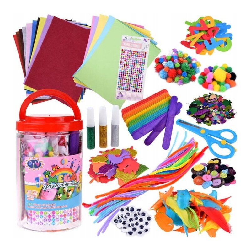 Set Creativ 1000 Piese Jokomisiada | Borcan