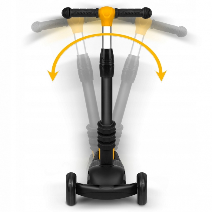 Trotineta 3 in 1 Ricokids Cubi, cu Scaun și LED - imagine 3
