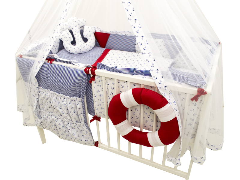 Lenjerie Patut Ocean Mykids, 9 Piese, Multicolor - imagine 3