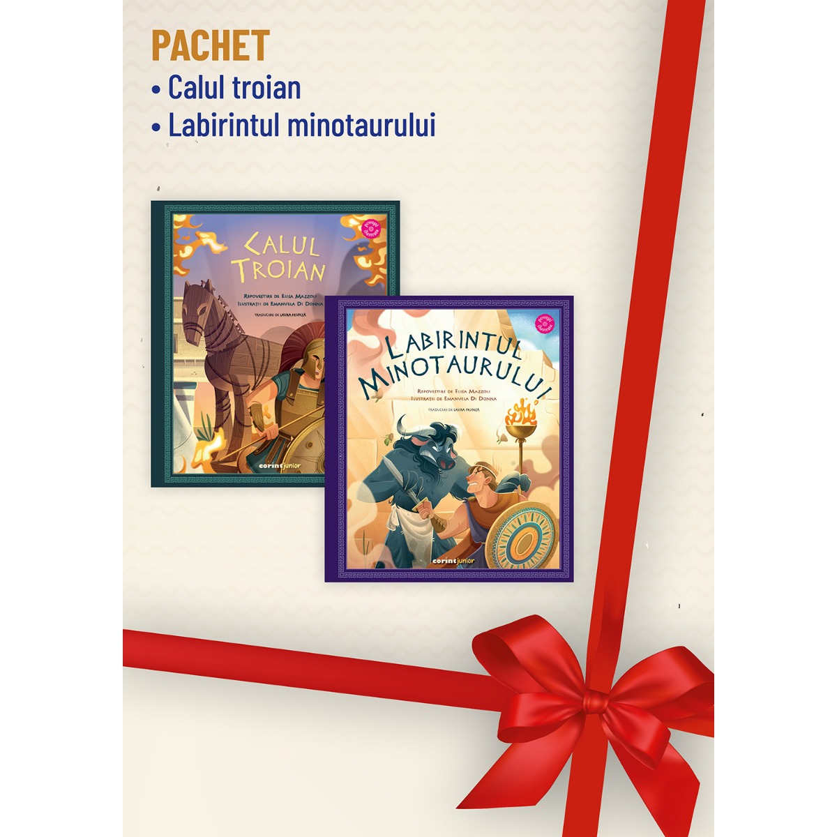 Pachet Mitologie Corint: Calul Troian și Minotaurul