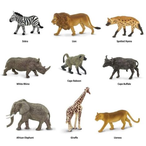Tub Figurine Africa Safari Ltd. - 9 Animale - imagine 2