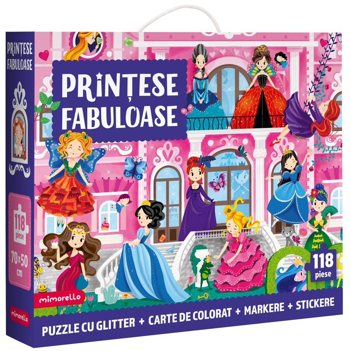 Puzzle Glitter Printese Mimorello 118 piese