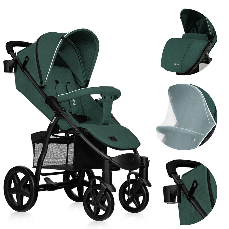 Carucior Lionelo Annet Plus, 0-22 kg, Pliabil Compact - imagine 3