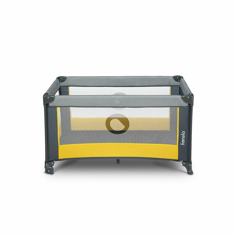 Patut Pliant Lionelo Stefi, 120x60 cm, Galben - imagine 3