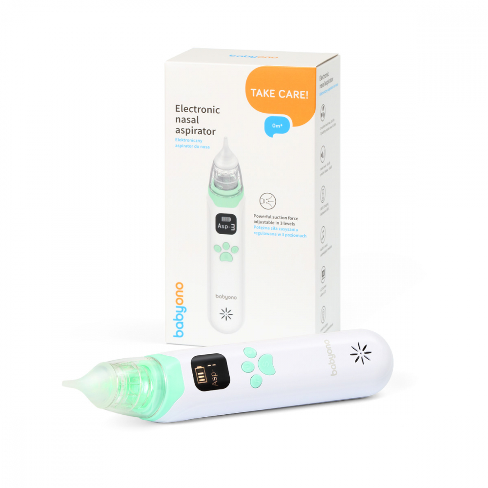 Aspirator Nazal Electronic Babyono 1470 | Igienă Sigură