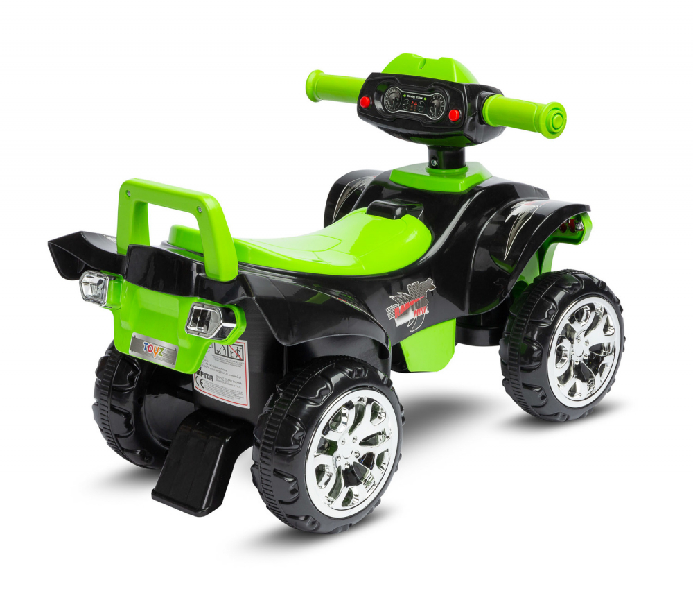 ATV Toyz Mini Raptor Green - Fără pedale de la 18 luni - imagine 4