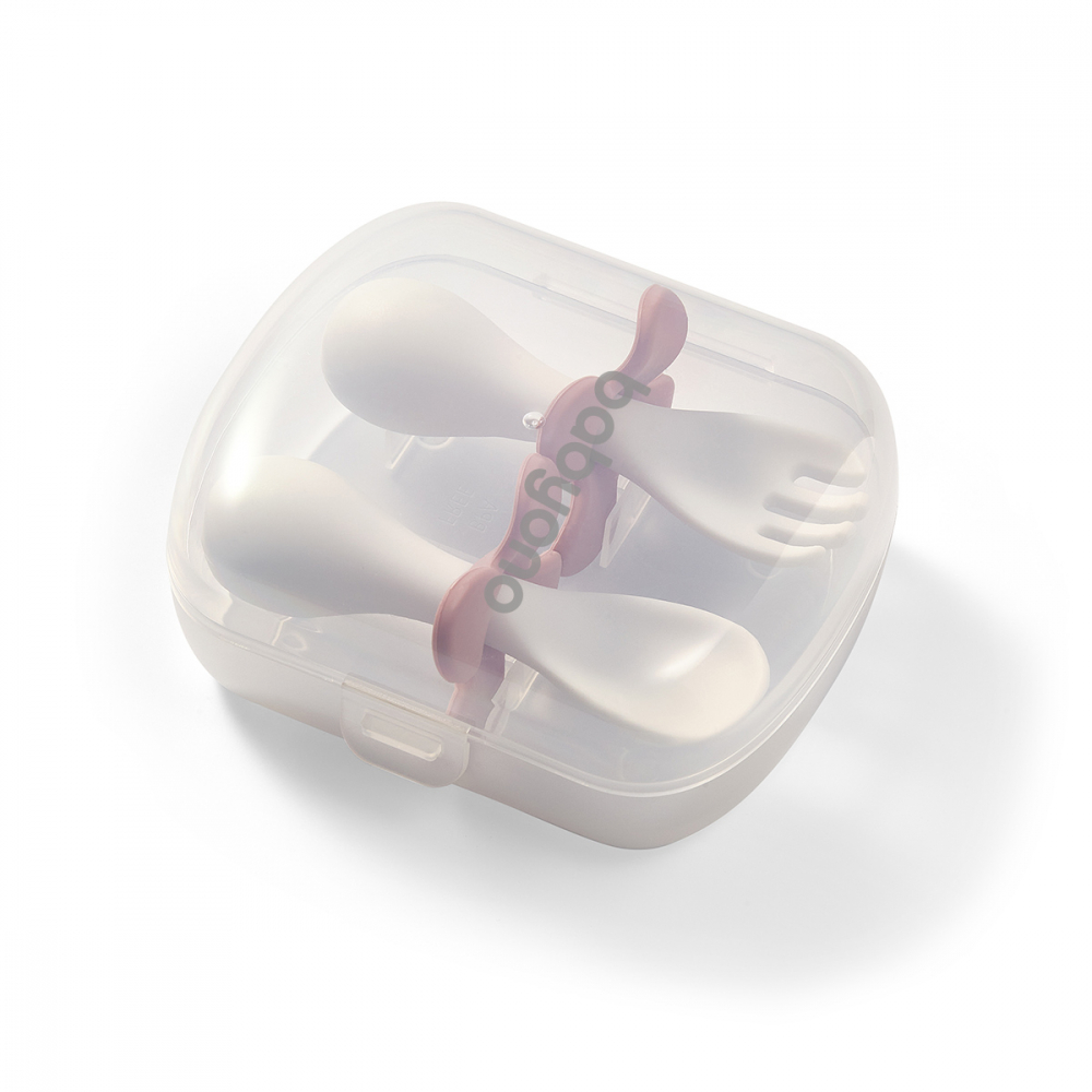 Set tacamuri Babyono ergonomice roz – 50 RON - imagine 3