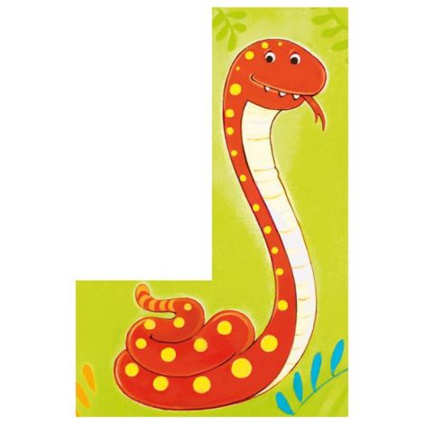 Puzzle Animale Salbatice Goki | Lemn Educativ 2+ - imagine 3