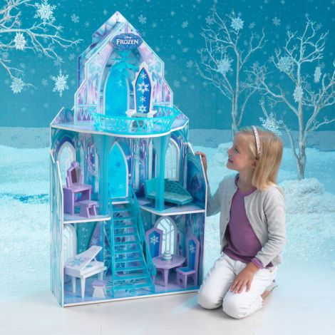 Casuta Frozen Kidkraft 65881 - Castel Lemn - imagine 2