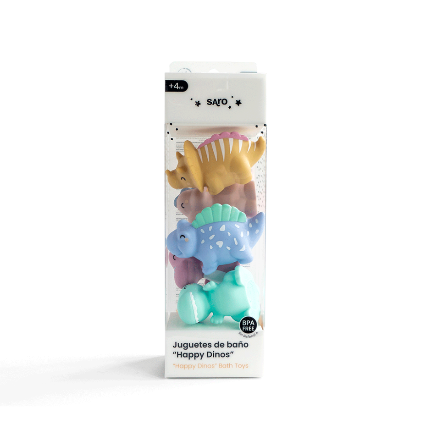 Jucarii Baie Happy Dinos Saro Baby | Distracție - imagine 2