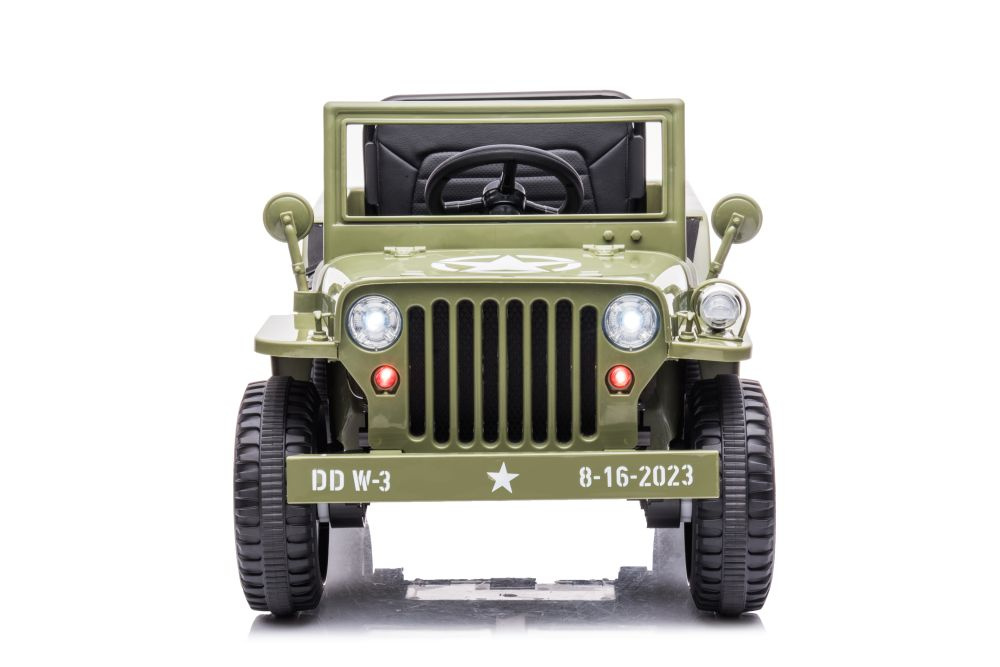 Masinuta Electrica 4x4 Leantoys Olive Green