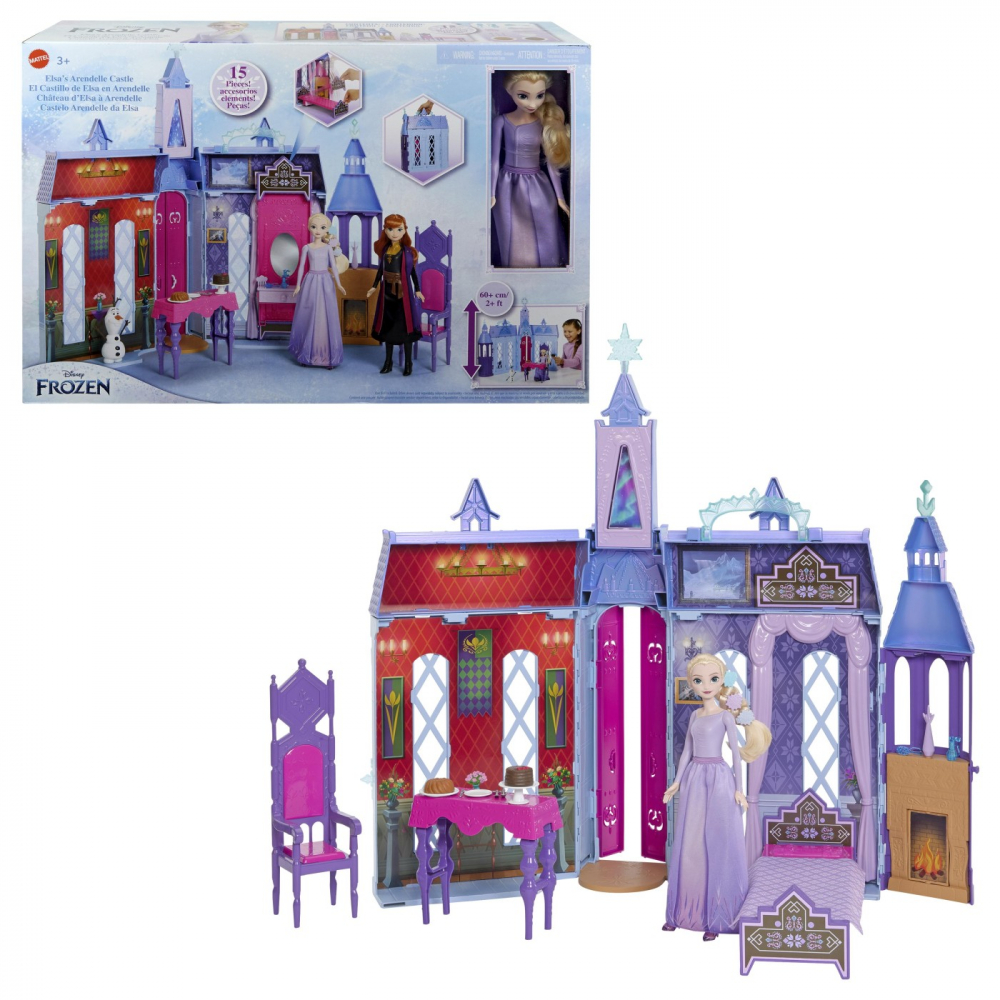 Castelul Elsei Din Arendelle - Joc Frozen 2 Mattel
