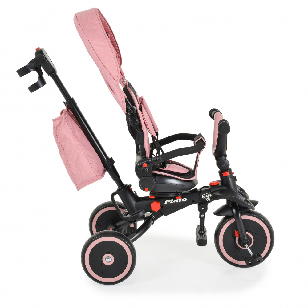 Tricicleta Byox Pluto Pink Pliabila cu Scaun Rotiv - imagine 5