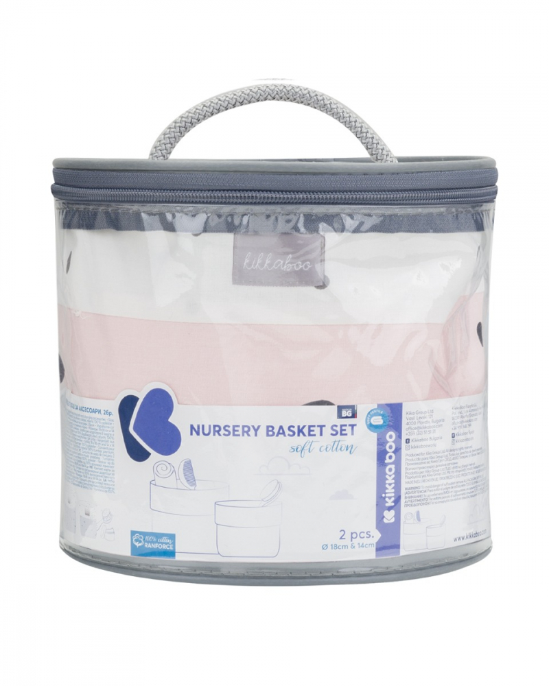 Set 2 Cosuri KikkaBoo Bear with Me Pink