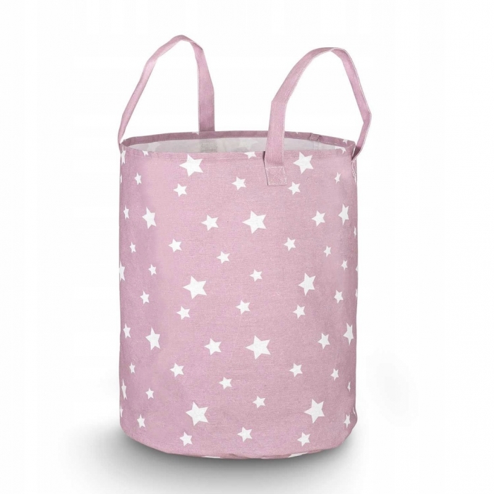 Cos Depozitare Bumbac Nukido 35x45 cm Roz - imagine 7