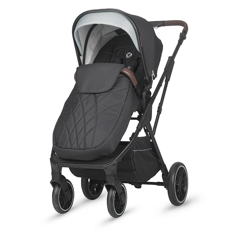 Carucior 2 in 1 Coccolle Silene Diamond Black, Modular - imagine 6