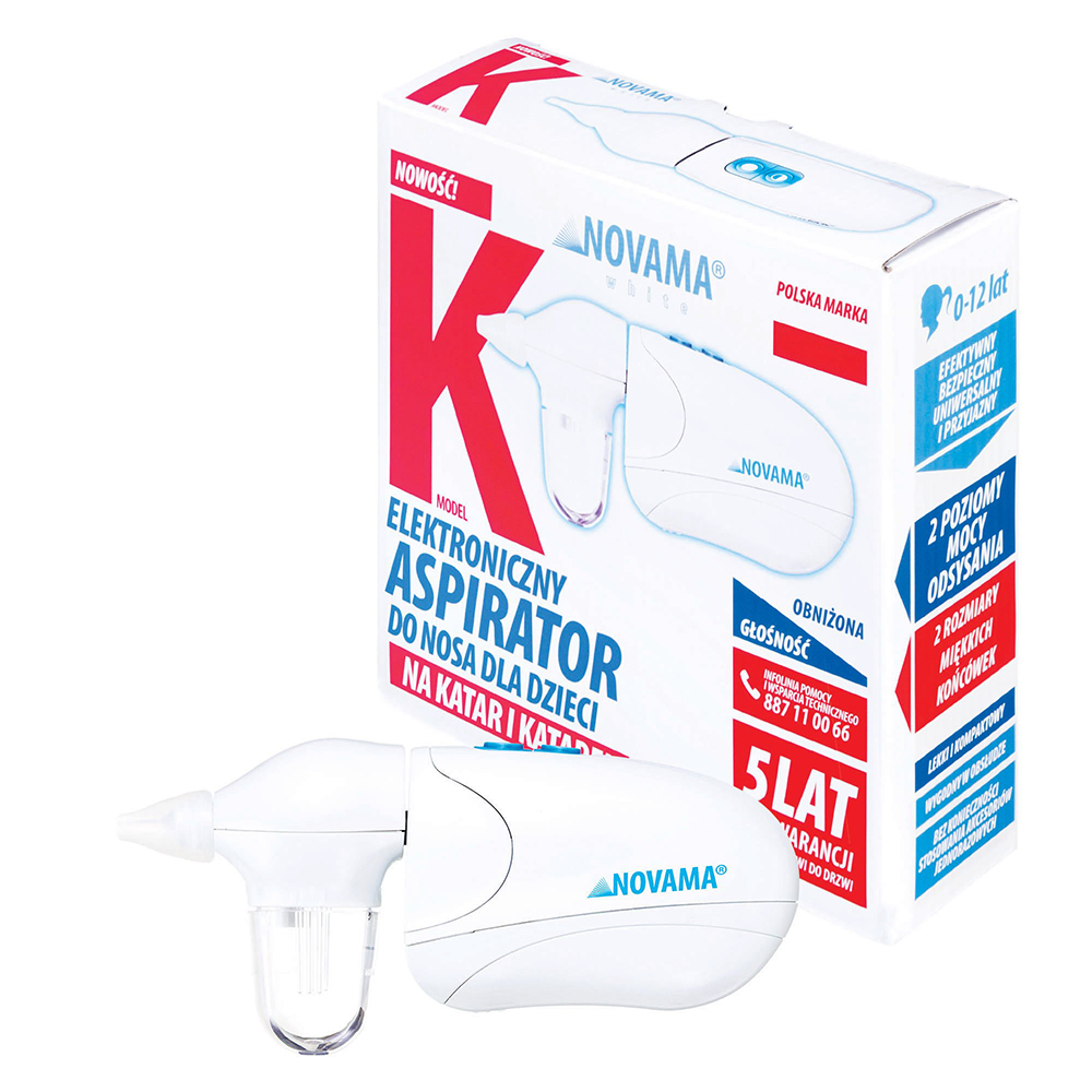 Aspirator Nazal Electric Novama White K 0-12 Ani - imagine 2