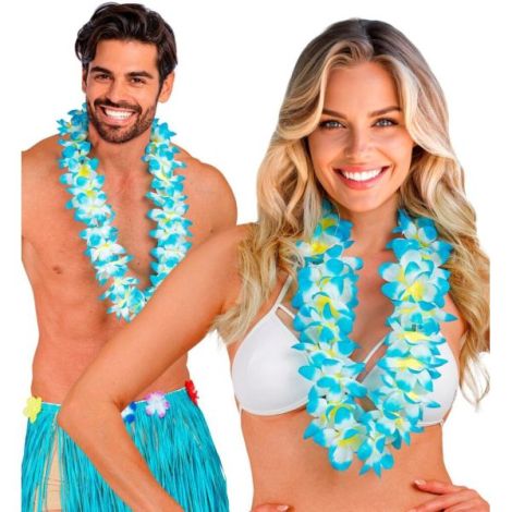 Ghirlanda Hawaii Azur | Widmann | Accesoriu Petrecere - imagine 4