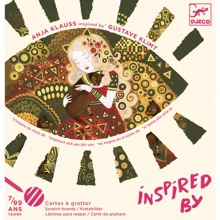 Djeco Inspired by Gustave Klimt - Set Artă