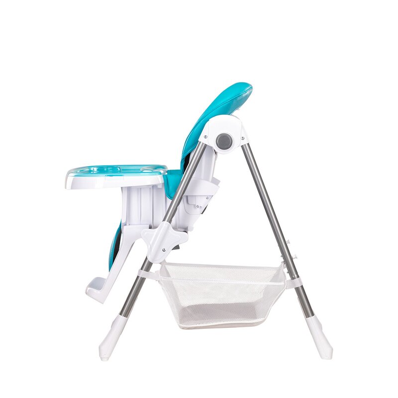 Scaun de masa Lionelo Linn Plus Metal Turcoaz - imagine 3