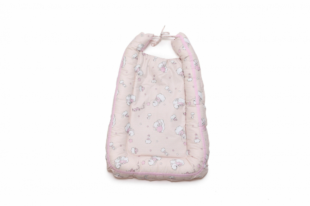 Baby Nest Ursuletul Martinica Roz | Dormit Sigur 100x60 cm - imagine 2